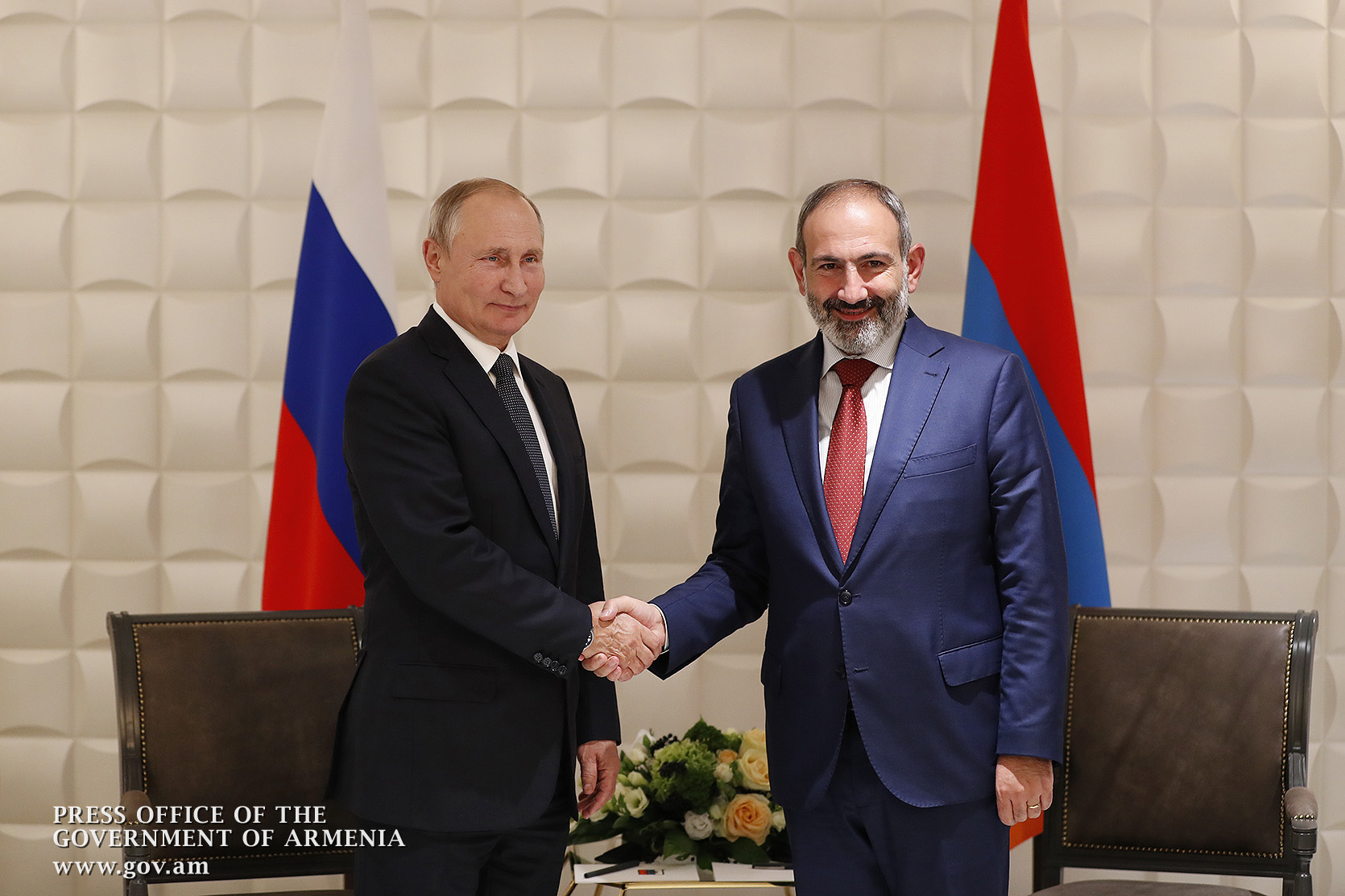 Նիկոլ Փաշինյանը շնորհավորական ուղերձ է հղել Վլադիմիր Պուտինին