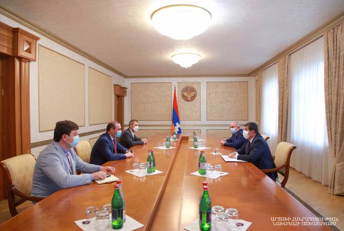 Արցախի նախագահն ընդունել է ՀՀ Անվտանգության խորհրդի քարտուղարին