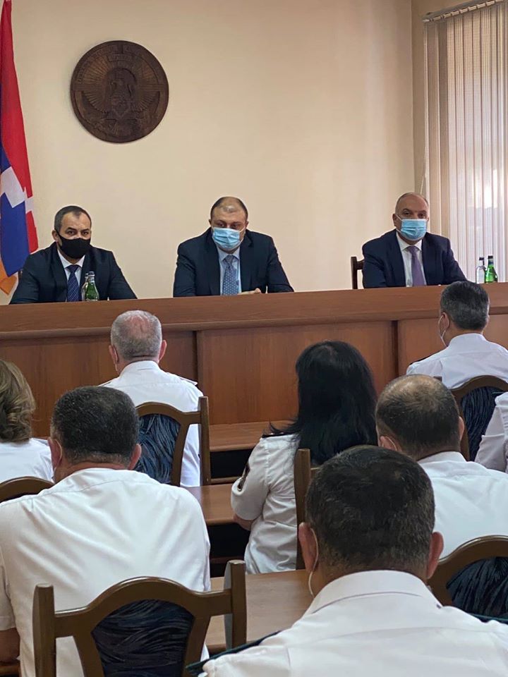 ՀՀ գլխավոր դատախազը հանդիպել է Արցախի գլխավոր դատախազության աշխատակիցների հետ