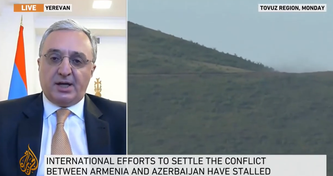 Մեր դիրքորոշումը լուծում գտնելն է, որն ընդունելի կլինի բոլորի համար. Զոհրաբ Մնացականյանի հարցազրույցը «Ալ Ջազիրային»