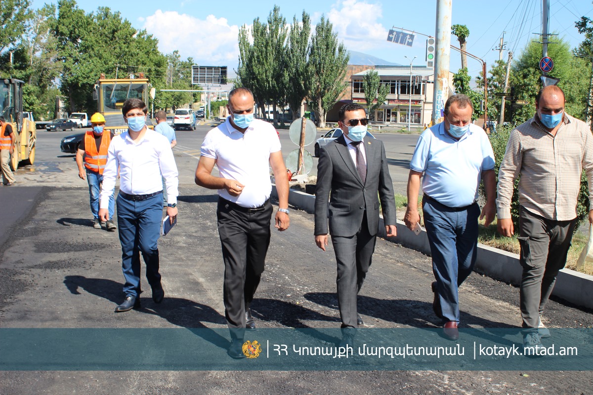 Աբովյան համայնքում մեկնարկել են համայնքի գլխավոր ճանապարհի՝ Հանրապետության պողոտայի կապիտալ հիմնանորոգման աշխատանքները