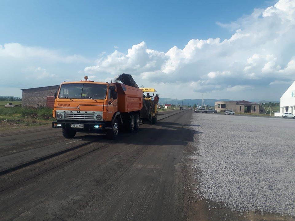 Միջին նորոգման աշխատանքներ Մ-3‚ Մարգարա-Վանաձոր-Տաշիր-հայ-վրացական սահման միջպետական ճանապարհին