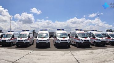 Շտապօգնության 10 նոր մեքենա Արցախին