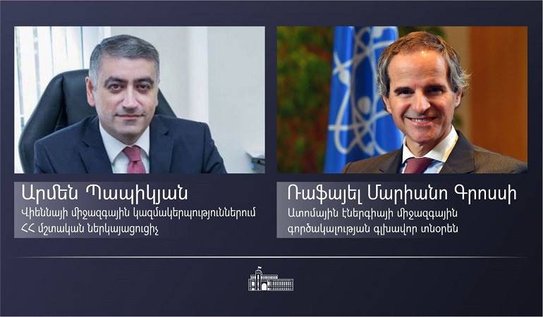 Դեսպան Արմեն Պապիկյանը և ԱԷՄԳ գլխավոր տնօրենը կարևորել են Հայաստանի ատոմակայանի անվտանգության և ապահովության հրամայականը