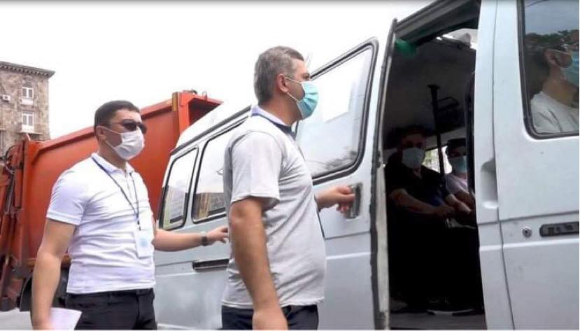 Երևանի Շենգավիթ վարչական շրջանում տրանսպորտային միջոցների վերահսկողության արդյունքում հայտնաբերվել են կանգնած ուղևորներով փոխադրումների իրականացումներ