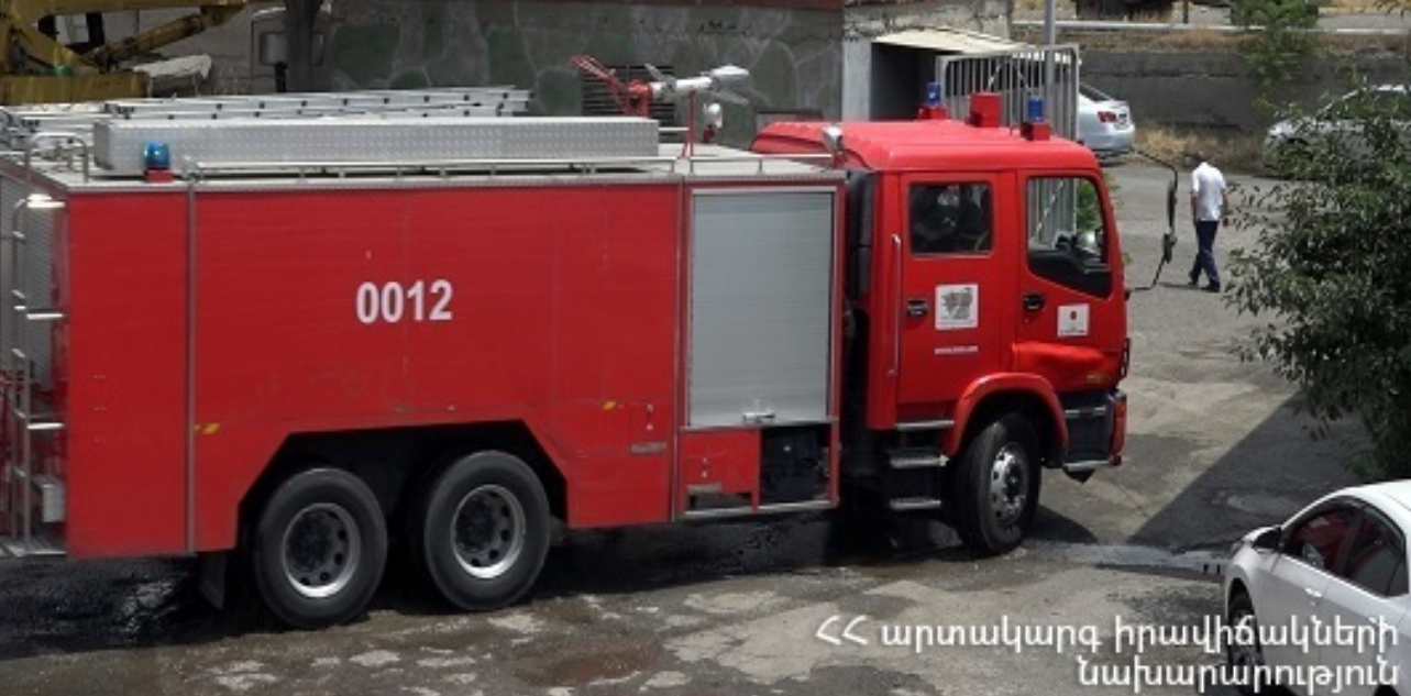 Արցախի պողոտայում բռնկված հրդեհը մարվել է