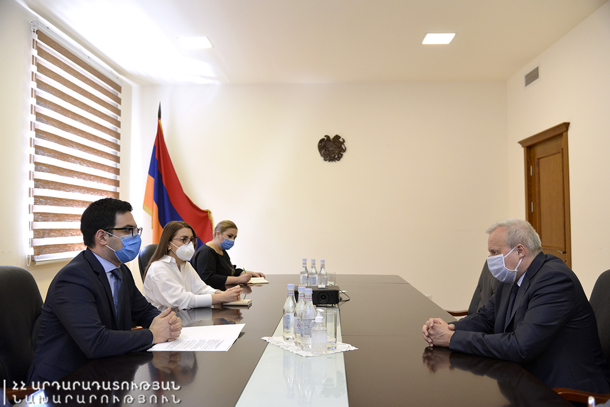 Ռուստամ Բադասյանը Ռուսաստանի դեսպանի հետ քննարկել է համագործակցության զարգացմանն ուղղված մի շարք հարցեր
