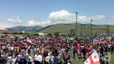 «Ոչ պատերազմին». Ախալքալաքում տեղի ունեցավ ակցիա՝ հաջակցություն Հայաստանին