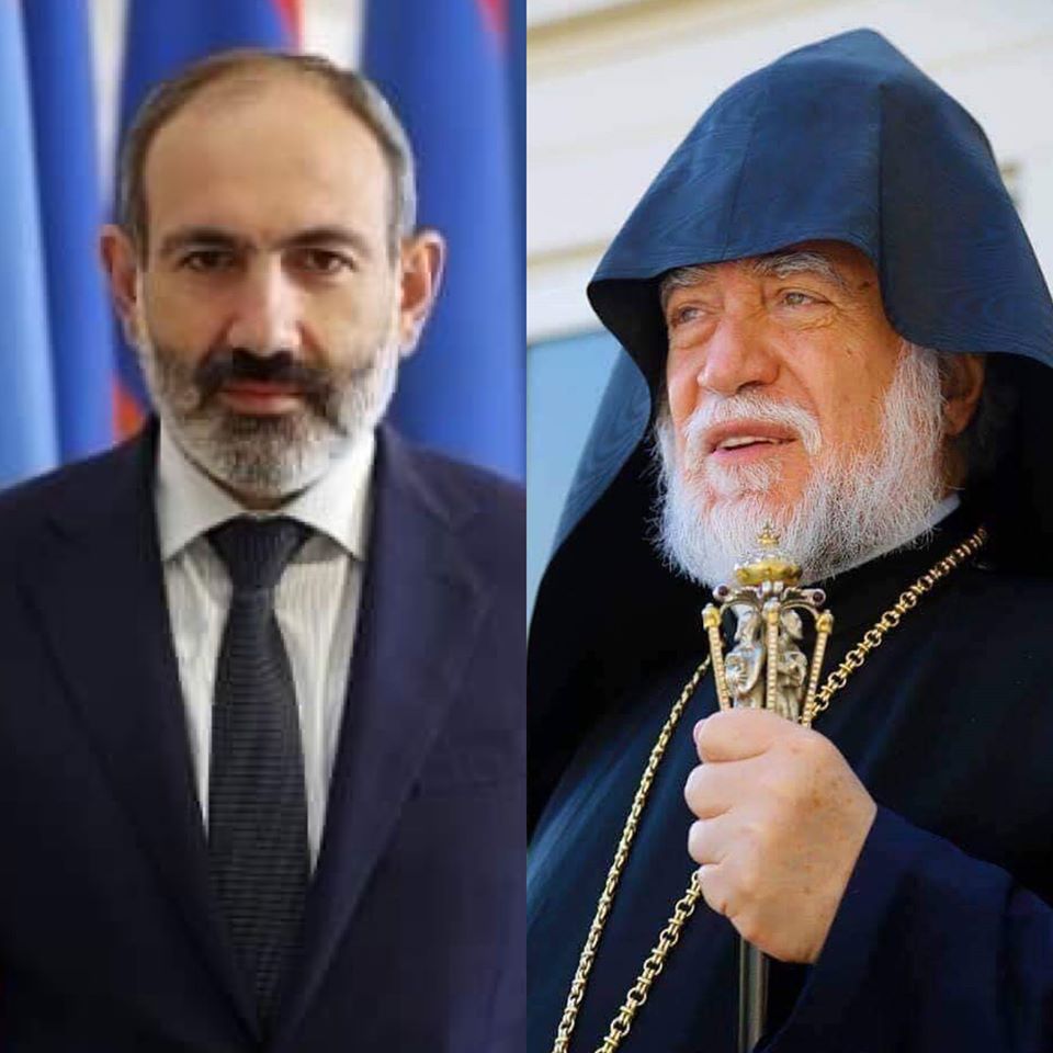 Նիկոլ Փաշինյանը և Արամ Ա կաթողիկոսը հեռախոսազրույց են ունեցել