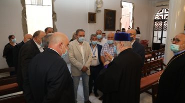 Մեծի Տանն Կիլիկիո Կաթողիկոս Արամ Ա-ն այցելել է Բեյրութի պայթյունից վնասված հայկական եկեղեցիները