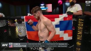 UFC-ի ներկայացուցիչն ազատվել է աշխատանքից ամերիկահայ մարզիկին Արցախի դրոշով ռինգ դուրս գալու թույլտվություն տալու համար