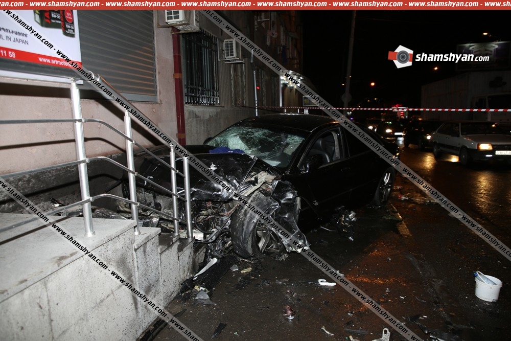 Երևանում ճակատ ճակատի բախվել են BMW X5-ն ու Audi-ն. 7 վիրավորներից 3-ը երեխաներ են