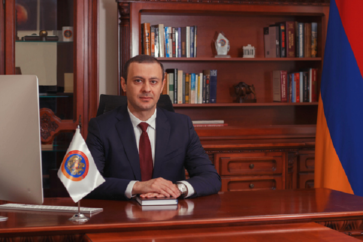 ԱԽ քարտուղար Արմեն Գրիգորյանը օգոստոսի 24-28-ը կլինի արձակուրդում