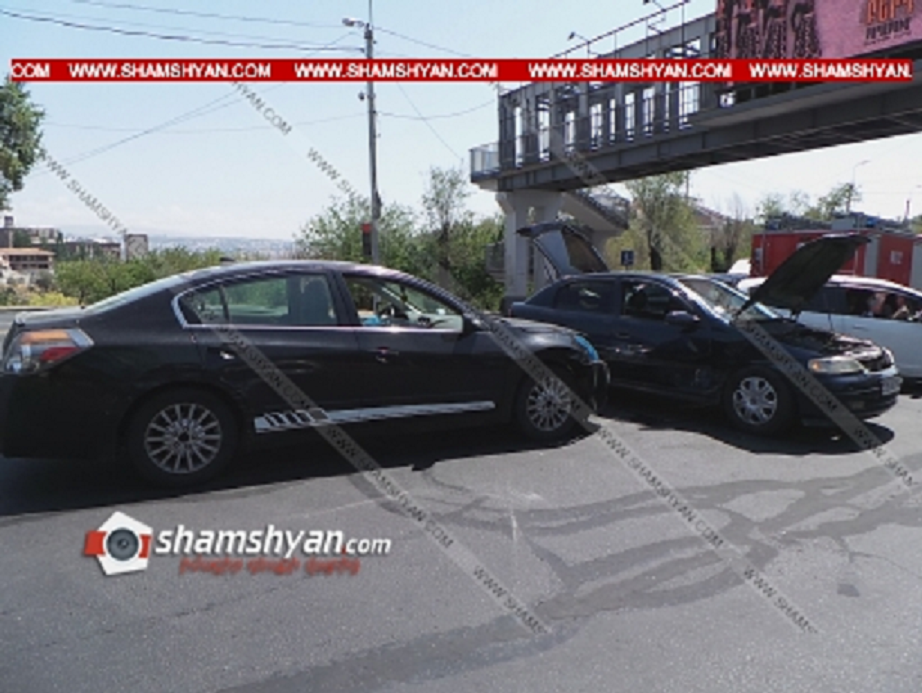Ավտովթար Երևանում․ բախվել են Nissan-ն ու Opel-ը․ կան վիրավորներ