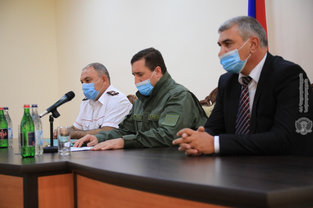 Փոխնախարարը ռազմական ոստիկանության աշխատակազմին է ներկայացրել նորանշանակ պետ Աշոտ Զաքարյանին