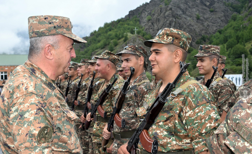 2-րդ զորամիավորման N զորամասում տեղի է ունեցել նորակոչիկ զինծառայողների երդման հանդիսավոր արարողություն