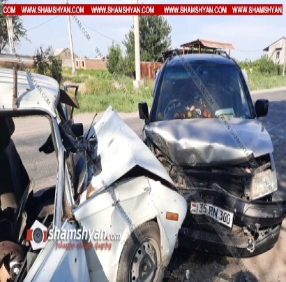 Արարատի մարզում ճակատ-ճակատի բախվել են Mitsubishi Chariot-ն ու ВАЗ 2106-ը. կա 1 զոհ, 2 վիրավոր.