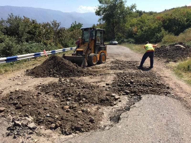 Մակարավանք հուշարձանի ճանապարհահատվածում իրականացվում են վերականգնման աշխատանքներ
