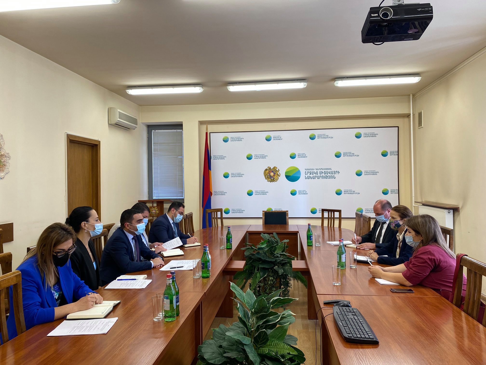 Շրջակա միջավայրի նախարարն ընդունել է ՄԱԿ-ի պատվիրակությանը