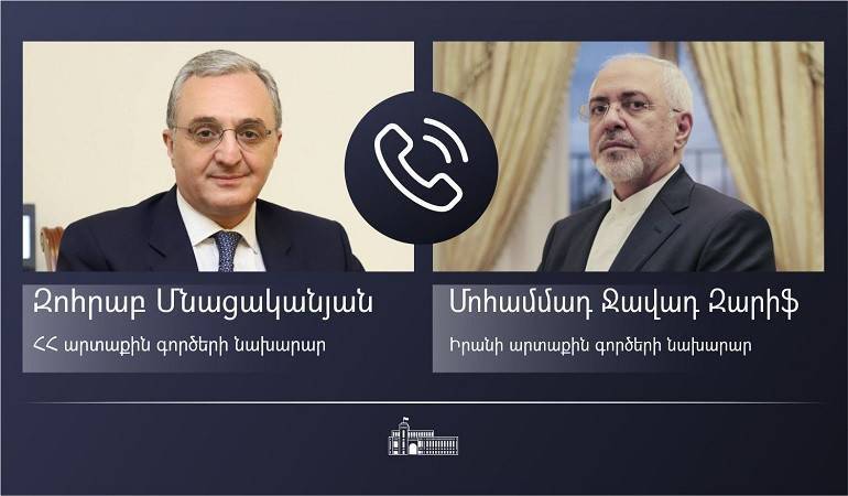 Զոհրաբ Մնացականյանն իրանցի գործընկերոջ հետ քննարկել է երկկողմ օրակարգի մի շարք հարցեր