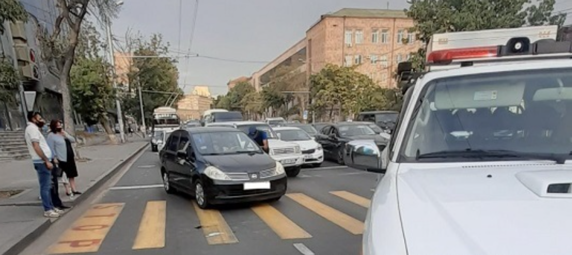 Ագաթանգեղոսի փողոցում՝ կրկեսի շենքի մոտակայքում, վրաերթ է տեղի ունեցել