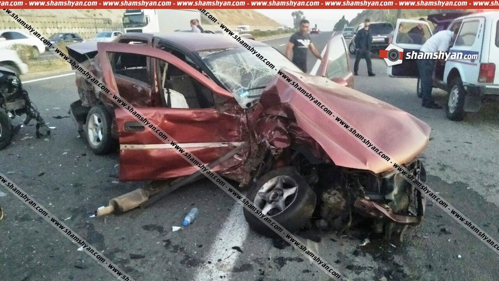 Շղթայական ավտովթար Կոտայքի մարզում