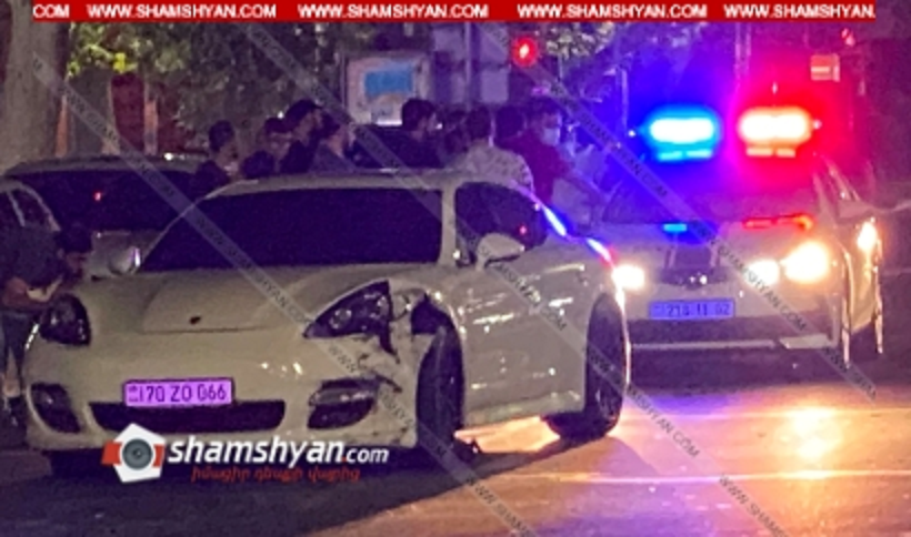 Մաշտոց-Ամիրյան խաչմերուկում բախվել են Porsche Panamera-ն, Mercedes-ն ու Nissan-ը