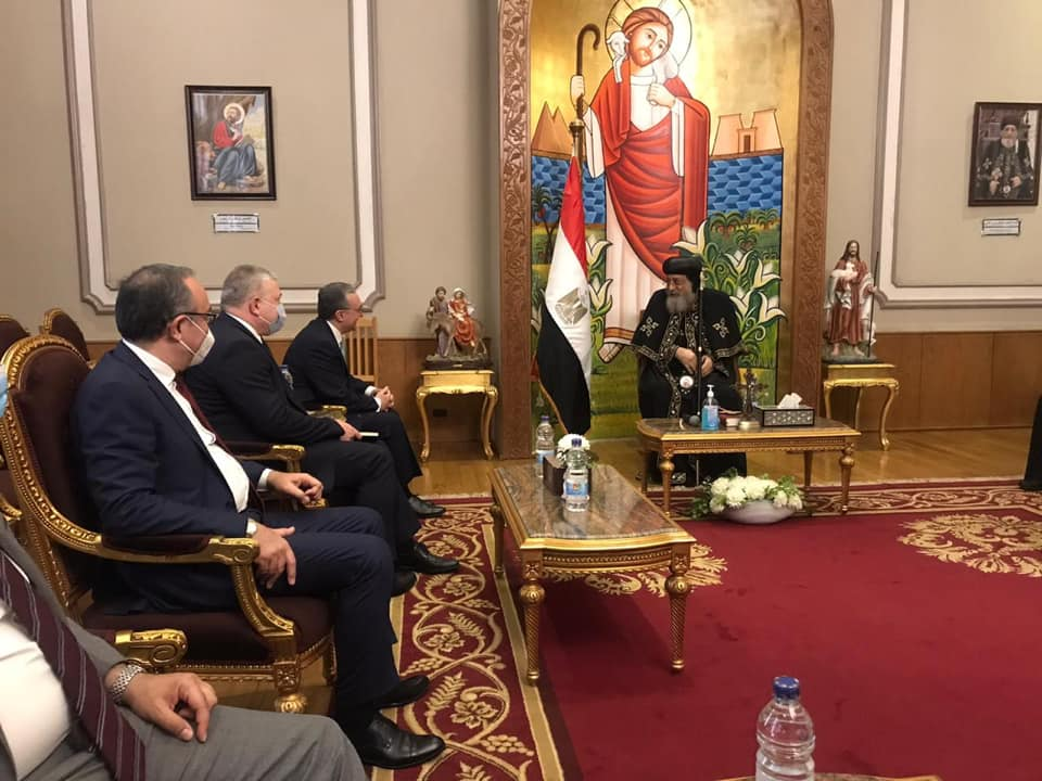 Զոհրաբ Մնացականյանը հանդիպել է Ալեքսանդրիայի պապ Թավադրոս Բ-ի հետ