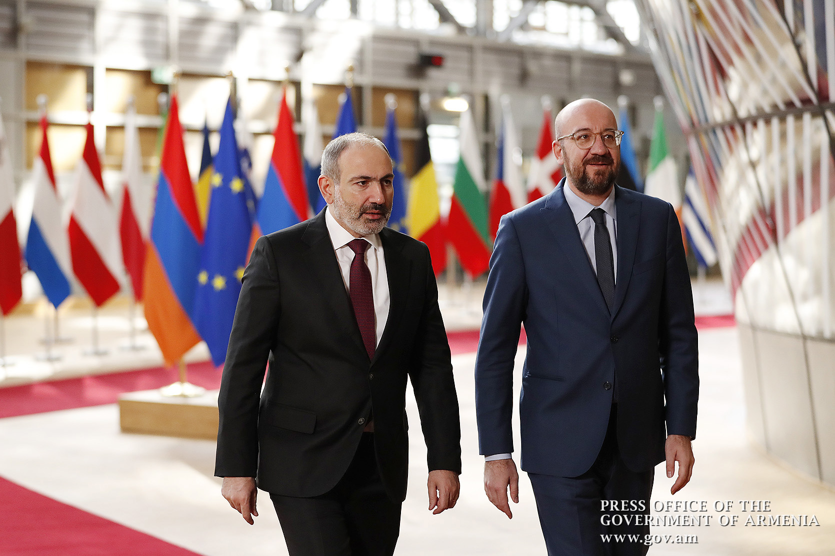 Շառլ Միշելը ևս մեկ անգամ ընդգծել է ԵՄ հանձնառությունը՝ նպաստելու Հայաստանի եւ Ադրբեջանի միջև երկխոսությանը