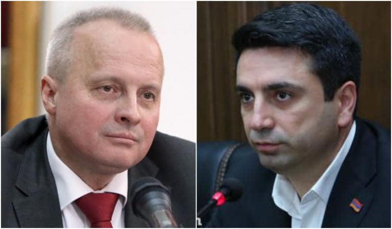 Ալեն Սիմոնյանը Սերգեյ Կոպիրկինի հետ քննարկել է Արցախում ստեղծված իրավիճակը