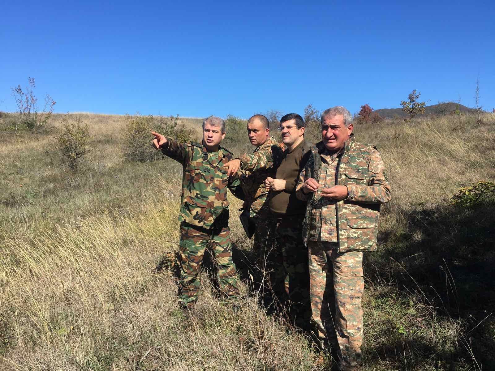 Արցախի նախագահը հանդիպել է աշխարհազորի մարտիկներին