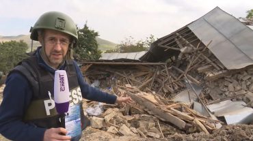 «Հորիզոնի» նկարահանող խմբի տեսանյութը՝ հրթիռակոծված Մարտունուց