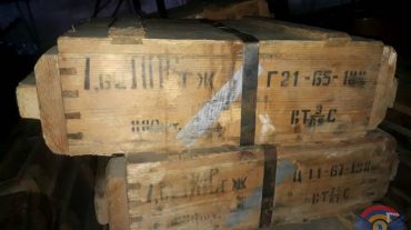 Հակառակորդից առգրավված զենք-զինամթերքի մի փոքր մասը
