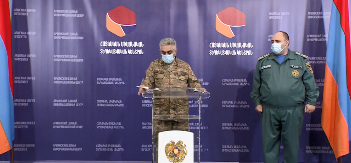 ՀՀ ՊՆ ներկայացուցիչ Արծրուն Հովհաննիսյանի և ԱԻՆ ՓԾ Քաղաքացիական պաշտպանության վարչության պետ Էդան Սնգրյանի ասուլիսը