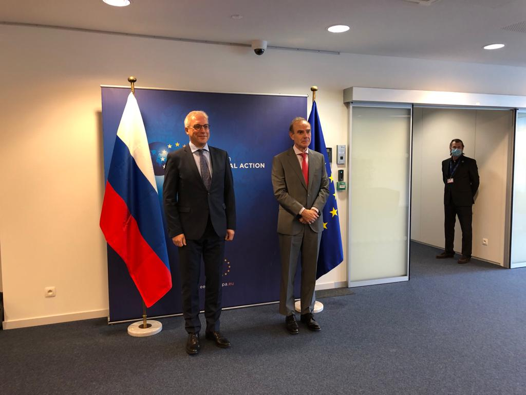 ՌԴ և ԵՄ արտաքին քաղաքականությամբ զբաղվող պաշտոնյաներն ընդգծել են ԼՂ-ում հումանիտար հրադադարի պահպանման անհրաժեշտությունը