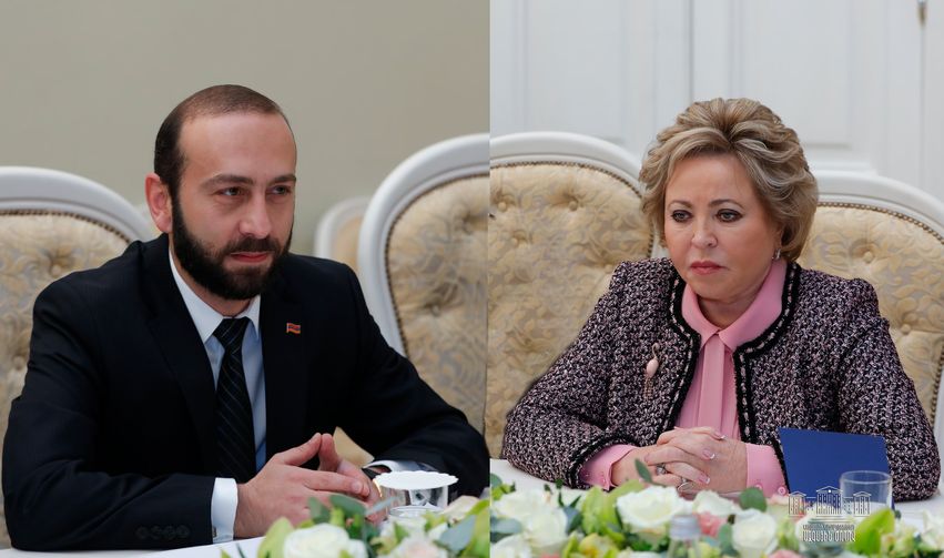 Տեղի է ունեցել Արարատ Միրզոյան-Վալենտինա Մատվիենկո հեռախոսազրույցը