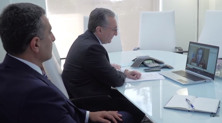 Զոհրաբ Մնացականյանը հեռավար հանդիպում է անցկացրել ԱՄՆ Կոնգրեսի Ներկայացուցիչների պալատի խոսնակ Նենսի Փելոսիի հետ