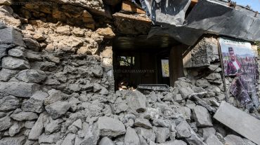 Շուշին՝ այսօրվա հրթիռակոծությունից հետո