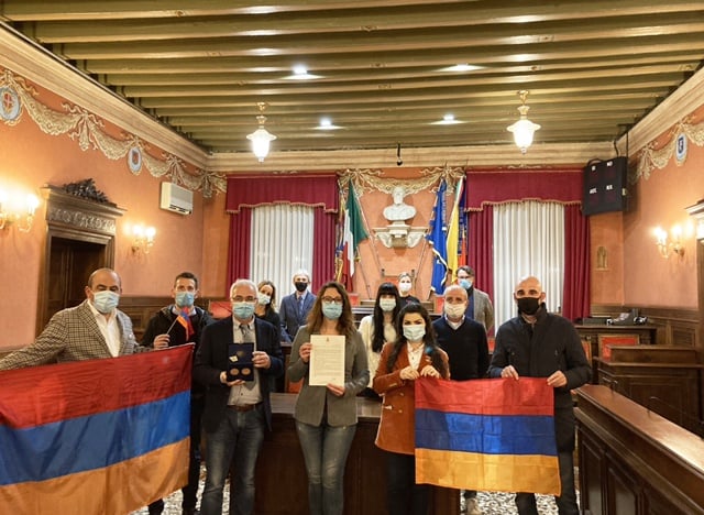 Նամակ Իտալիայի Սենատին, Պատգամավորների պալատին և նախարարների խորհրդի նախագահին Արցախի ճանաչման հարցով