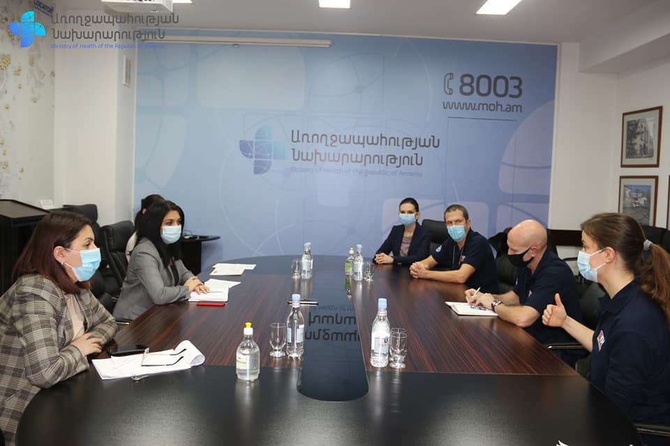 Միացյալ Թագավորությունից Հայաստան ժամանած բժիշկները կաջակցեն կորոնավիրուսի ծանր դեպքերը կառավարելու և համավարակի դեմ պայքարի գործում