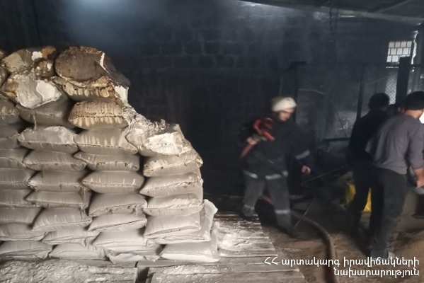 «Կանաչ» սուպերմարկետի պահեստում hրդեհ է բռնկվել