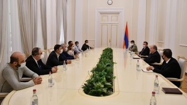 Արմեն Սարգսյանն ընդունել է ԱԺ «Իմ քայլը» խմբակցության մի խումբ պատգամավորների