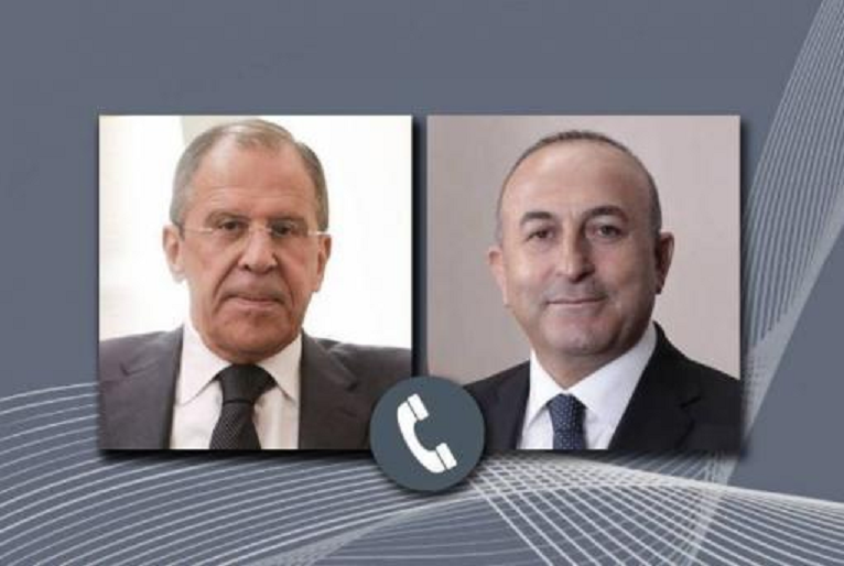 Չավուշօղլուն և Լավրովը քննարկել են իրավիճակը Լեռնային Ղարաբաղում