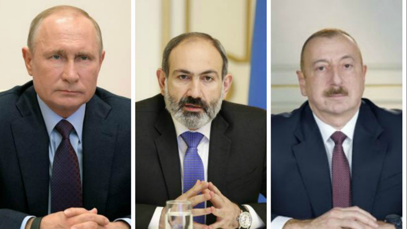 Պուտինը հեռախոսազրույցներ է ունեցել Փաշինյանի և Ալիևի հետ