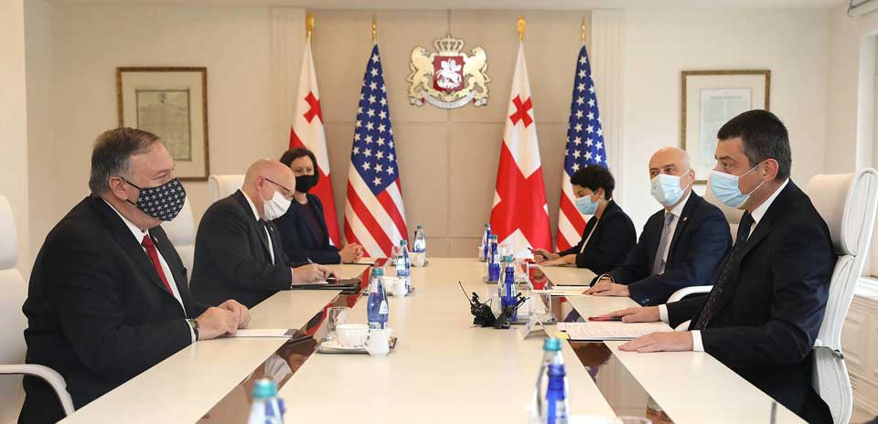 Պոմպեոն հանդիպումներ է ունեցել Վրաստանի վարչապետի և ԱԳ նախարարի հետ
