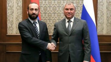 Արարատ Միրզոյանը հեռախոսազրույց է ունեցել ՌԴ Պետական դումայի նախագահ Վյաչեսլավ Վոլոդինի հետ