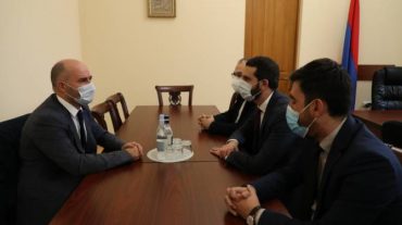 Հայ խորհրդարանականների հանդիպումը ԵԽԽՎ-ում Դանիայի պատվիրակության ղեկավար Լարս Ասլան Ռասմուսենի հետ