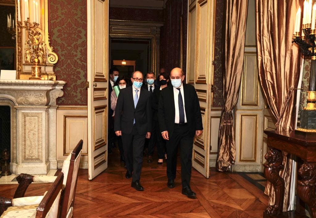 Մեկնարկել է Արա Այվազյանի և  Ֆրանսիայի ԱԳ նախարար Ժան-Իվ Լը Դրիանի հանդիպումը