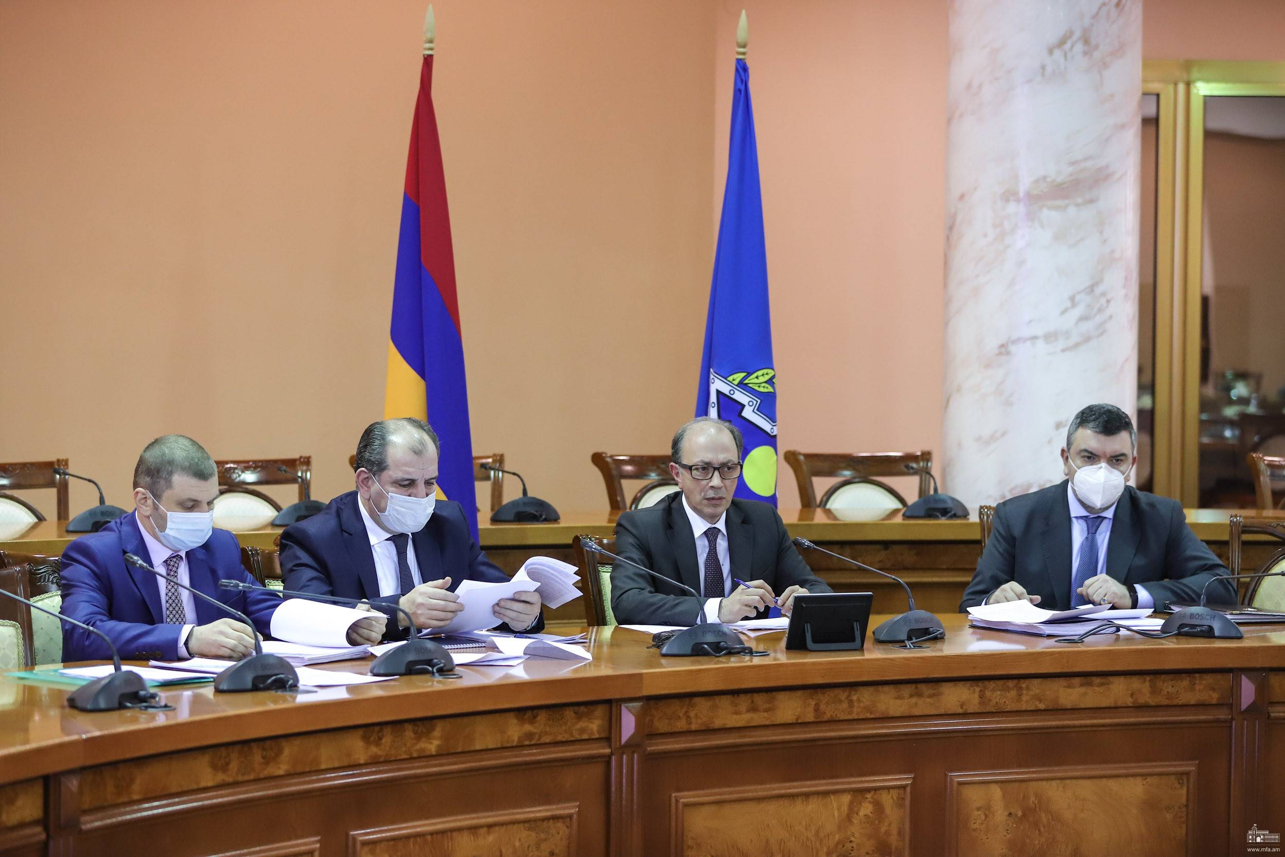 Տեղի ունեցավ ՀԱՊԿ անդամ պետությունների ԱԳ նախարարների խորհրդի նիստը` տեսակապի ձևաչափով
