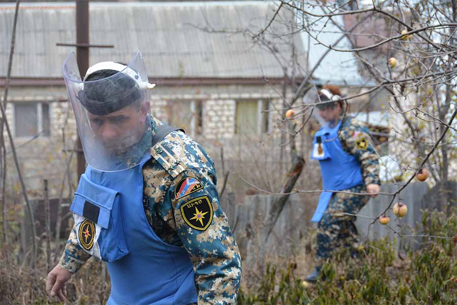 Միայն վերջին մեկ շաբաթվա ընթացքում Արցախում վնասազերծվել է 62 ռումբ. ԱԻՊԾ-ն ամփոփում է շաբաթը